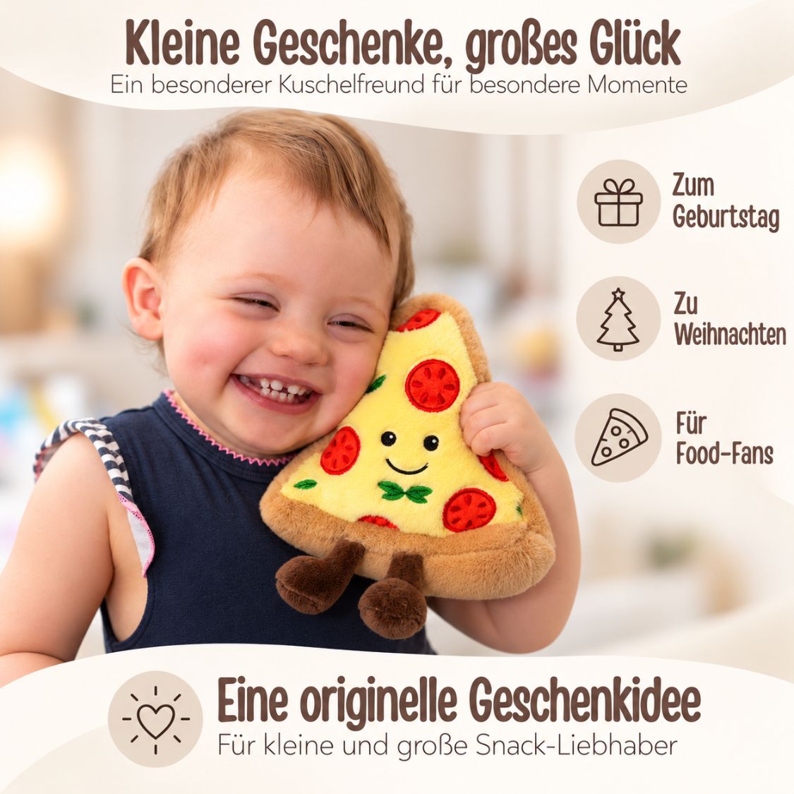 MCHUGS Kuscheltier personalisiert - Fastfood