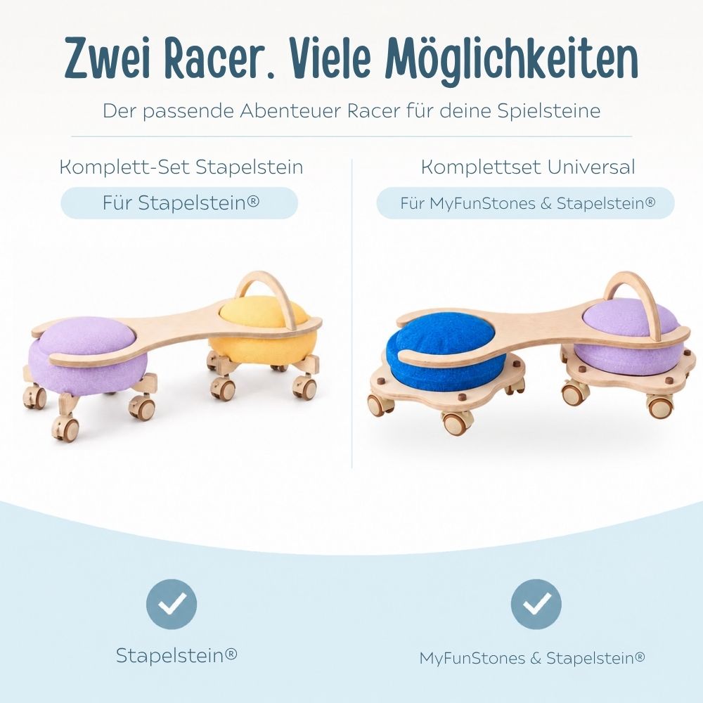 STAPELWELT Abenteuer Racer aus Holz
