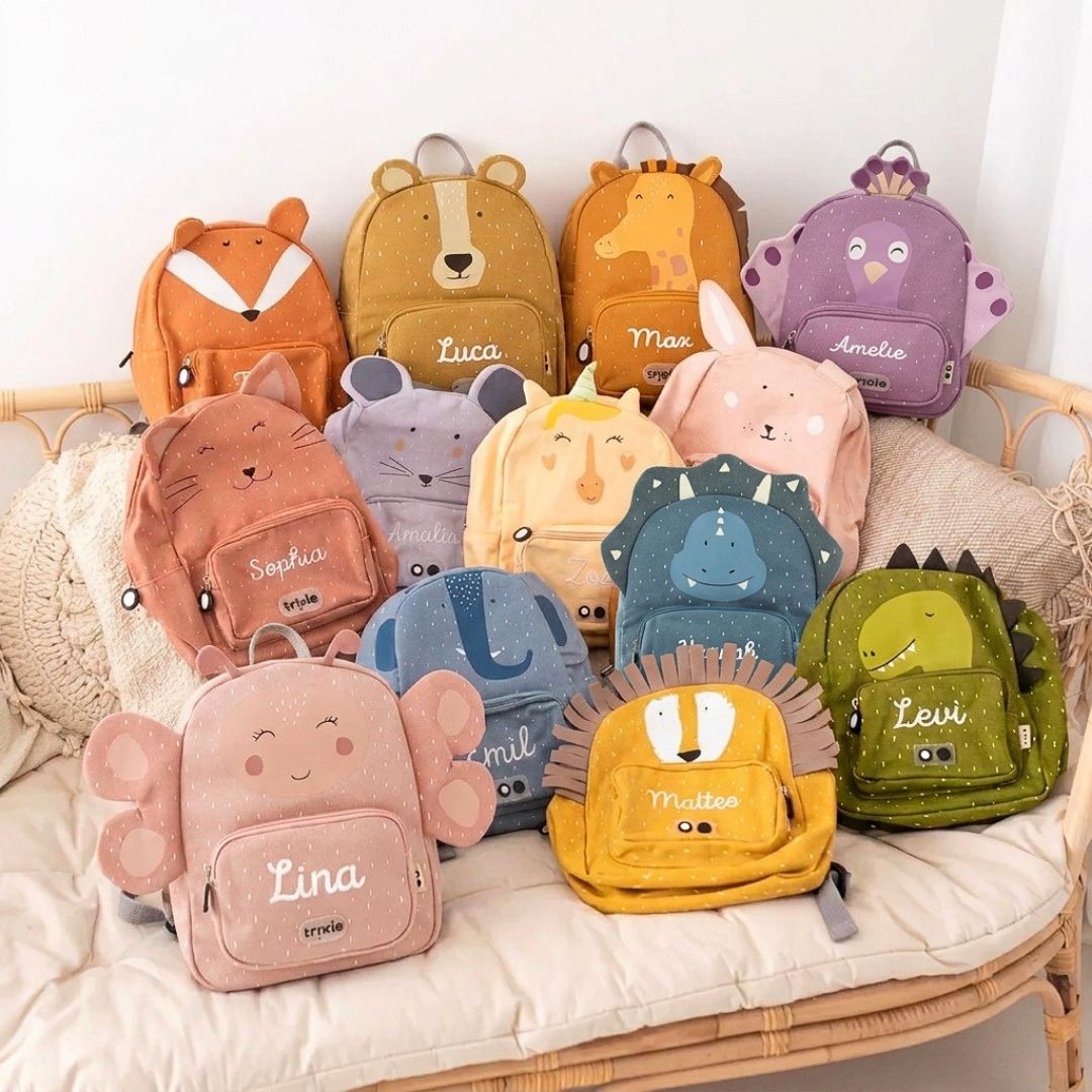TRIXIE Kindergartenrucksack personalisiert - Tiere - wunderwunsch
