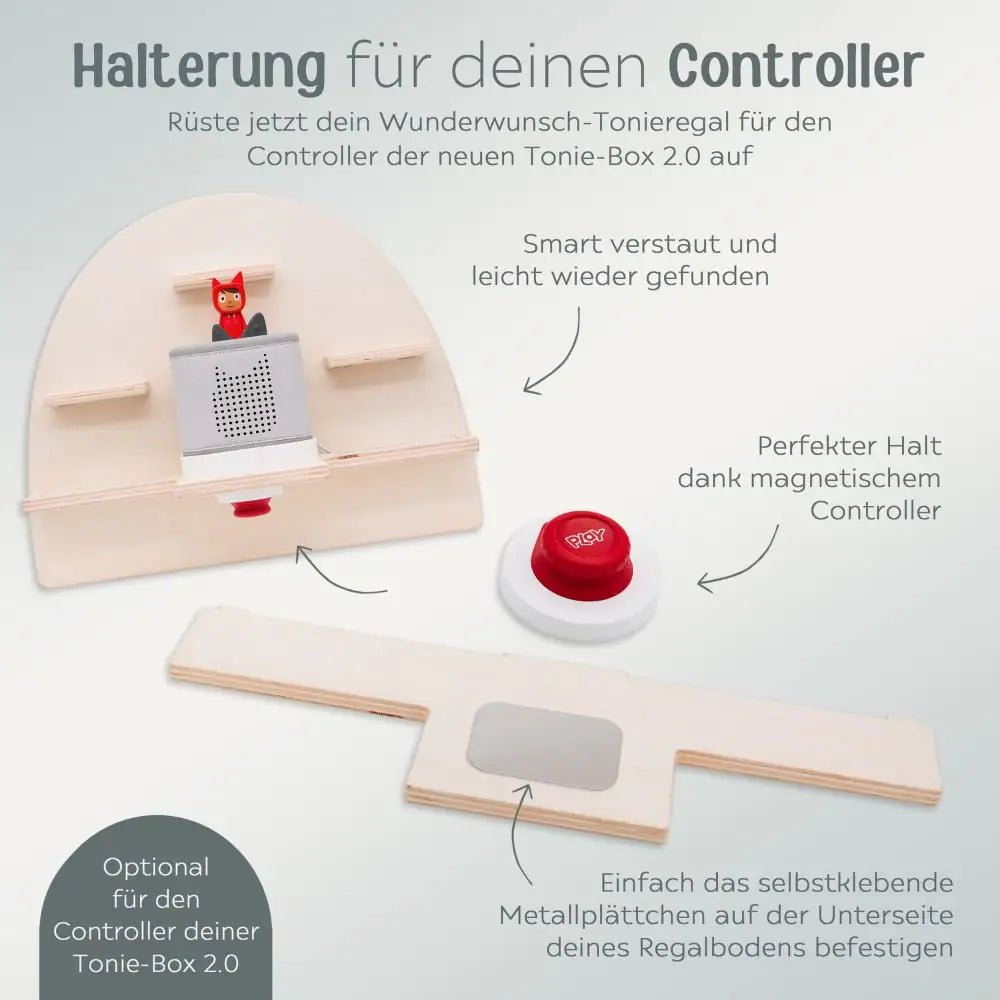 Adapter für Toniebox-Regal für Toniebox 2 - wunderwunsch