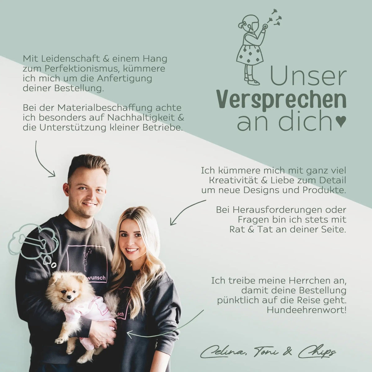 Adventskalender personalisiert - "Weihnachtliche Waldfreunde" Aquarell - wunderwunsch