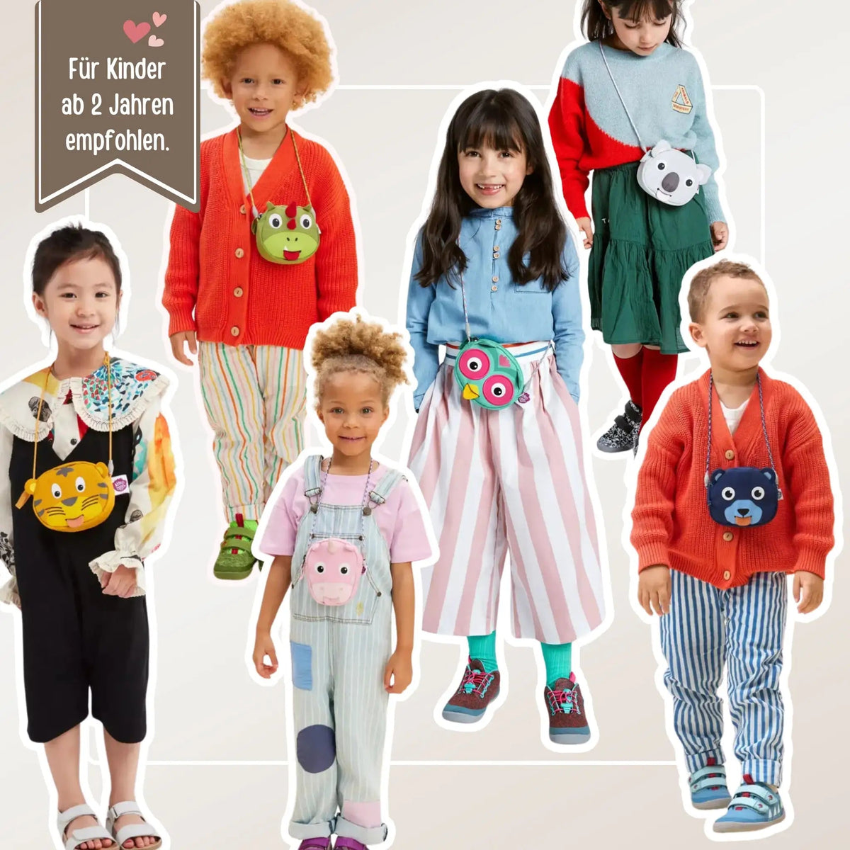 AFFENZAHN Kinderportemonnaie personalisiert - wunderwunsch