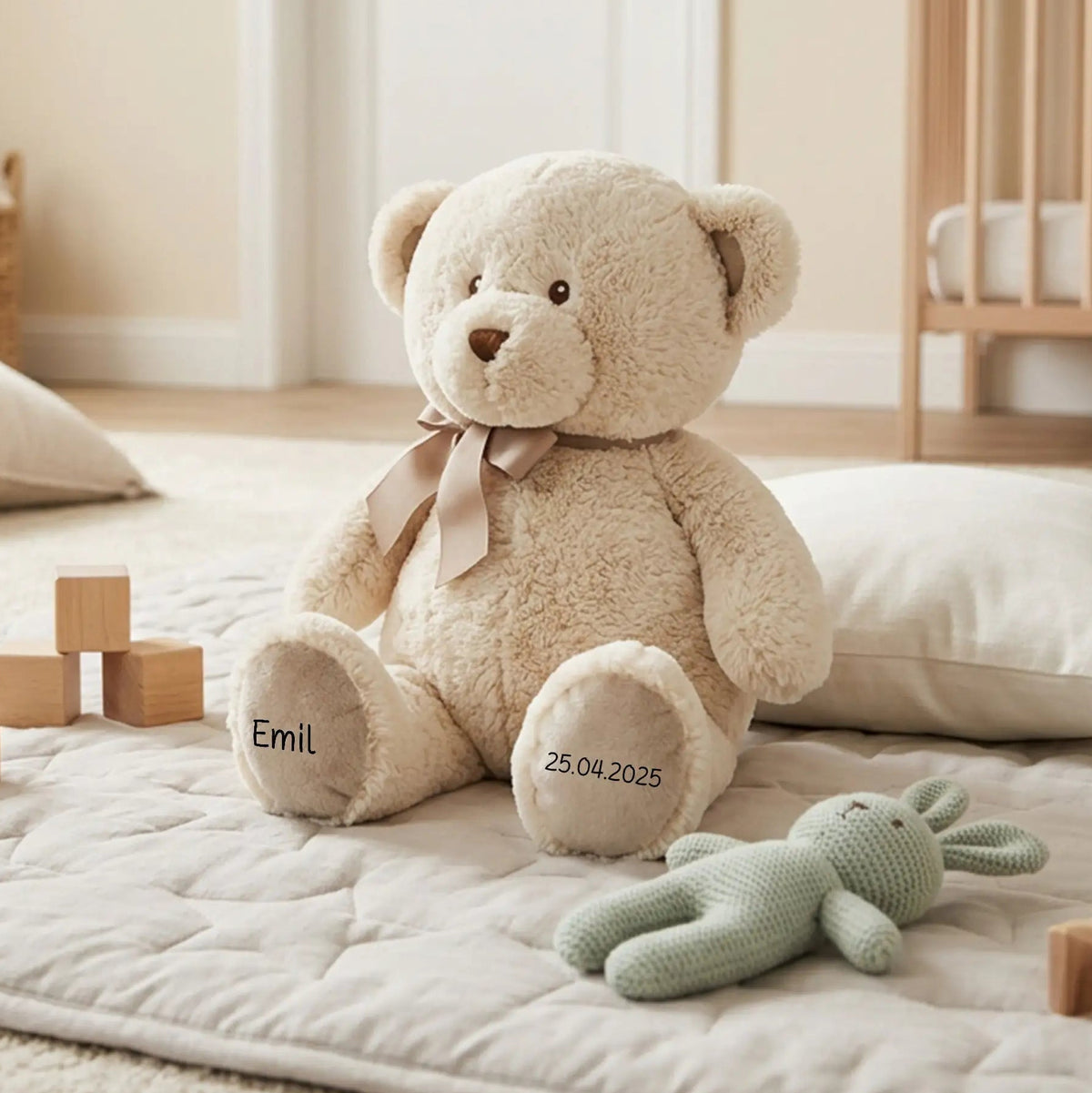 ARTESAVI Kuscheltier Teddybär personalisiert - wunderwunsch