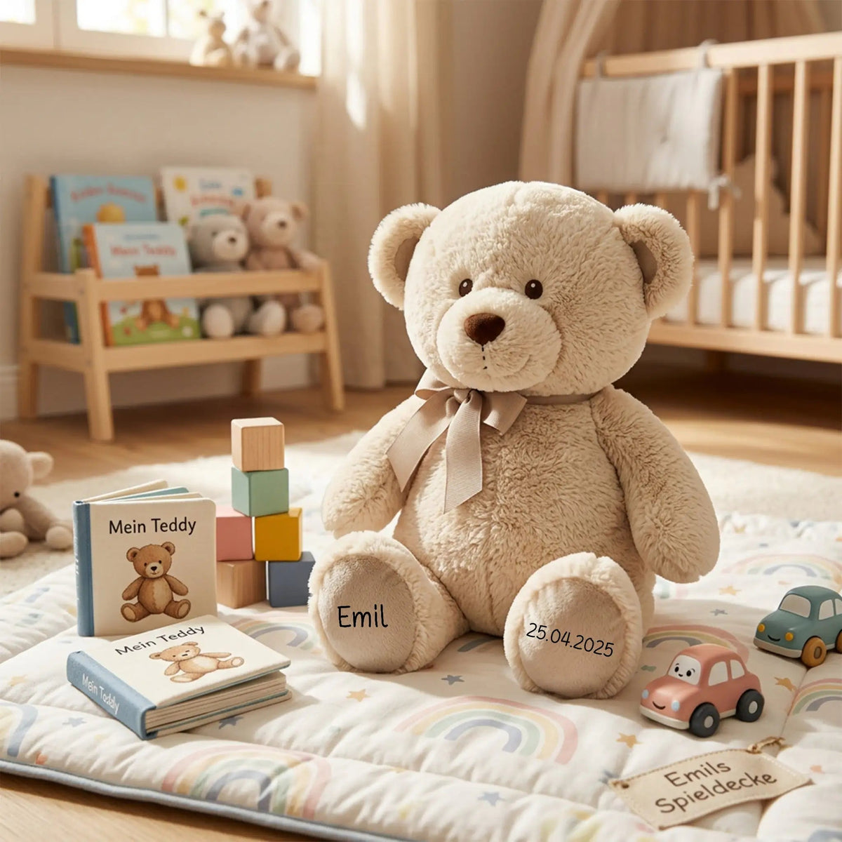 ARTESAVI Kuscheltier Teddybär personalisiert - wunderwunsch