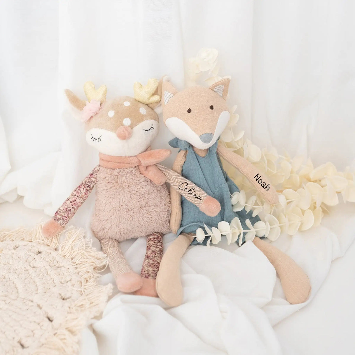 BIECO Großes Kuscheltier Reh personalisiert - wunderwunsch