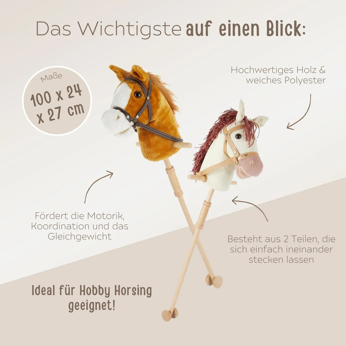 BIECO Steckenpferd personalisiert - wunderwunsch
