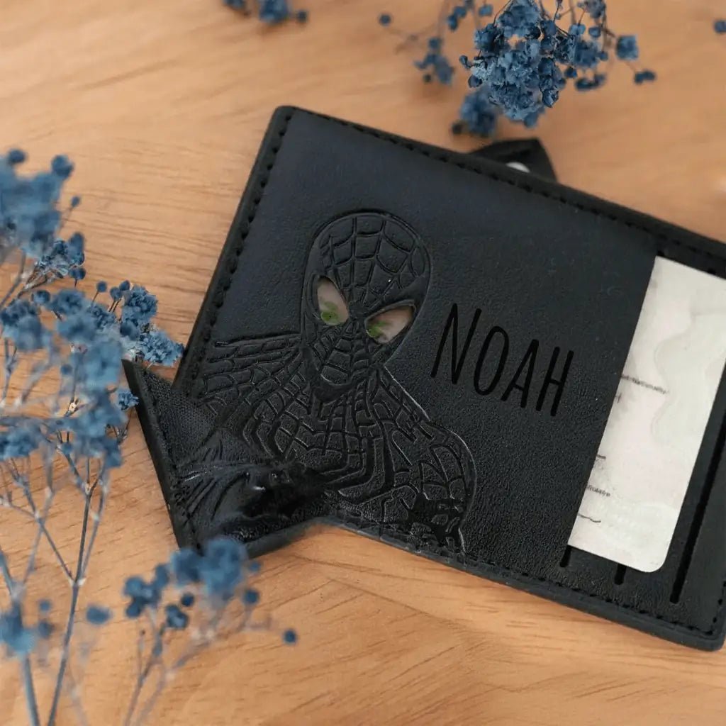 Cardholder Batman oder Spiderman personalisiert - wunderwunsch