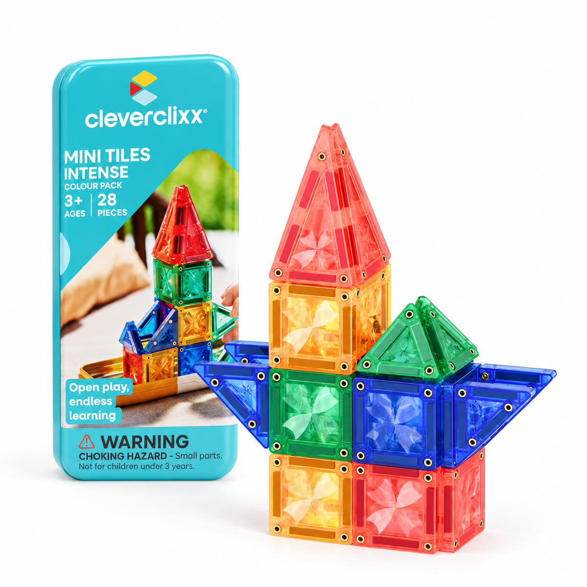 CLEVERCLIXX Mini Tiles Pack - Intense, 28 Teile - wunderwunsch