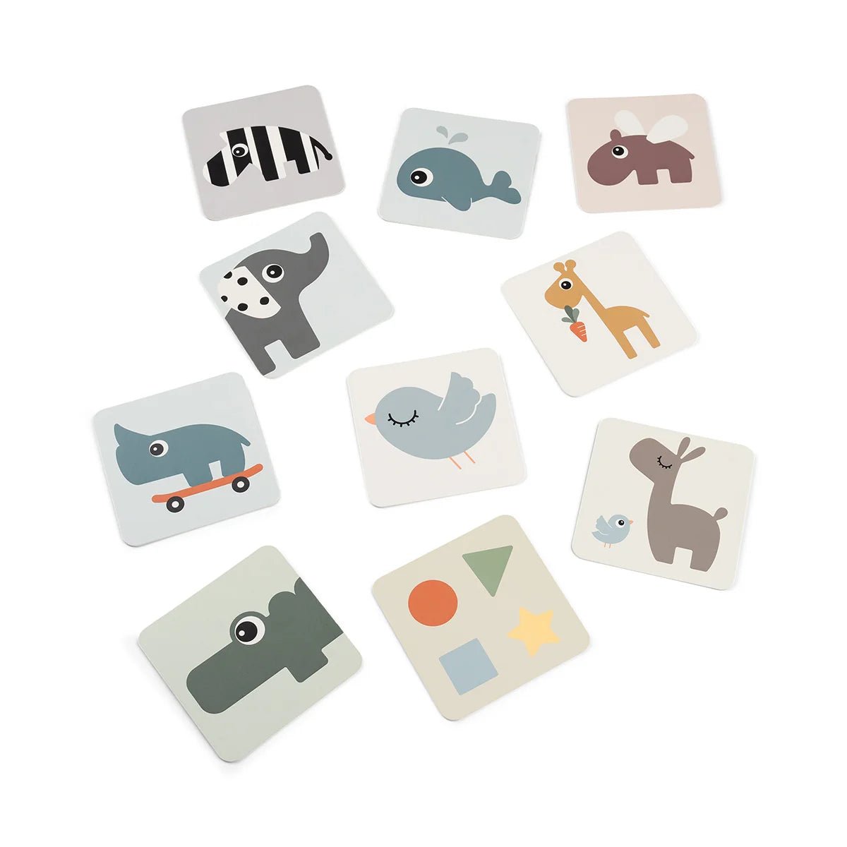 DONEBYDEER Kontrastkarten Baby 10er Pack - wunderwunsch