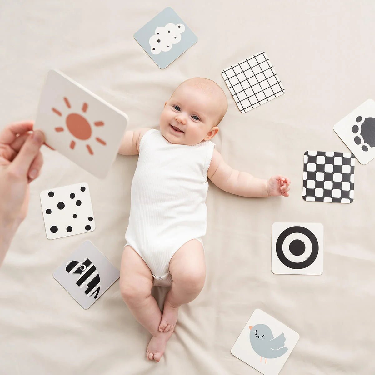 DONEBYDEER Kontrastkarten Baby 10er Pack - wunderwunsch