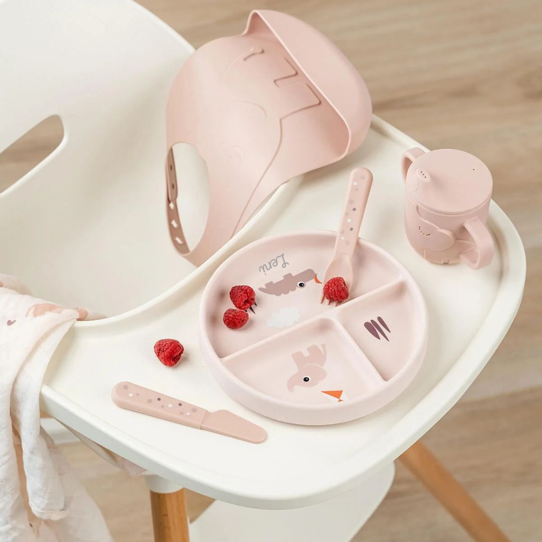 DONEBYDEER Saugnapfteller aus Silikon personalisiert - wunderwunsch
