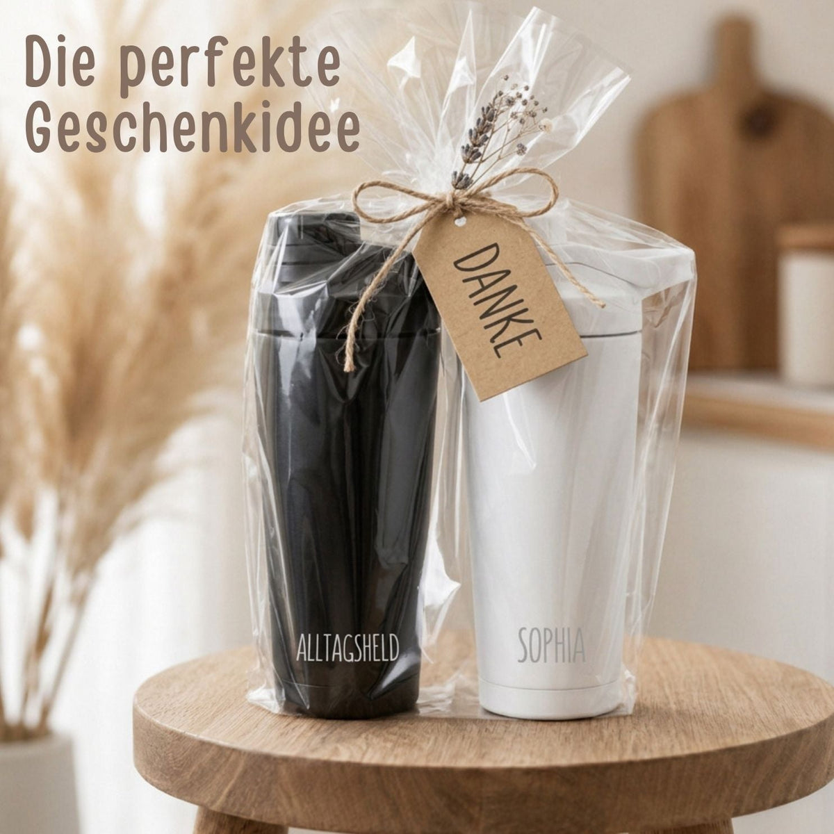 Shaker Edelstahl 700ml personalisiert - Wunschname - wunderwunsch