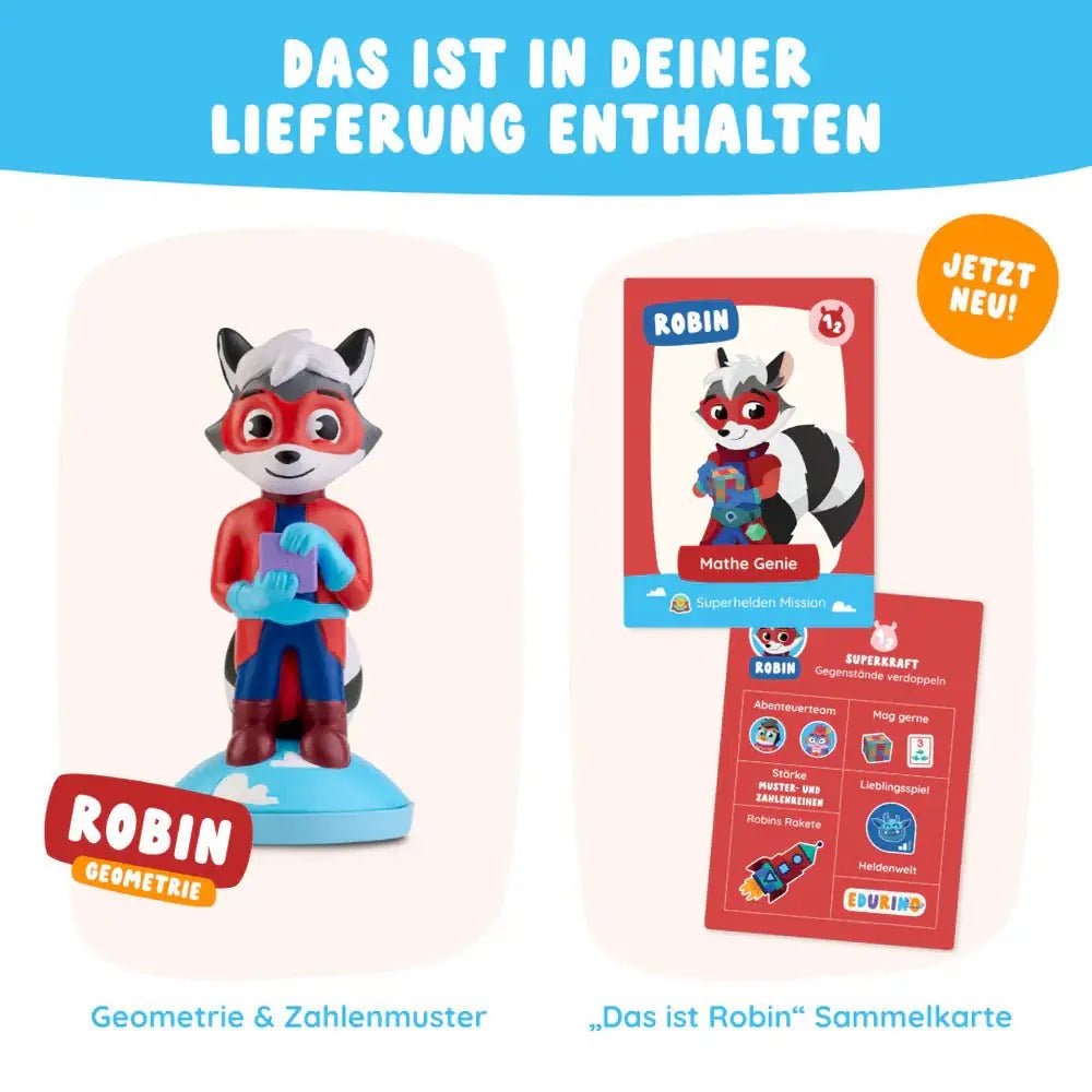 EDURINO Figur Robin - Geometrie & Zahlenmuster - wunderwunsch