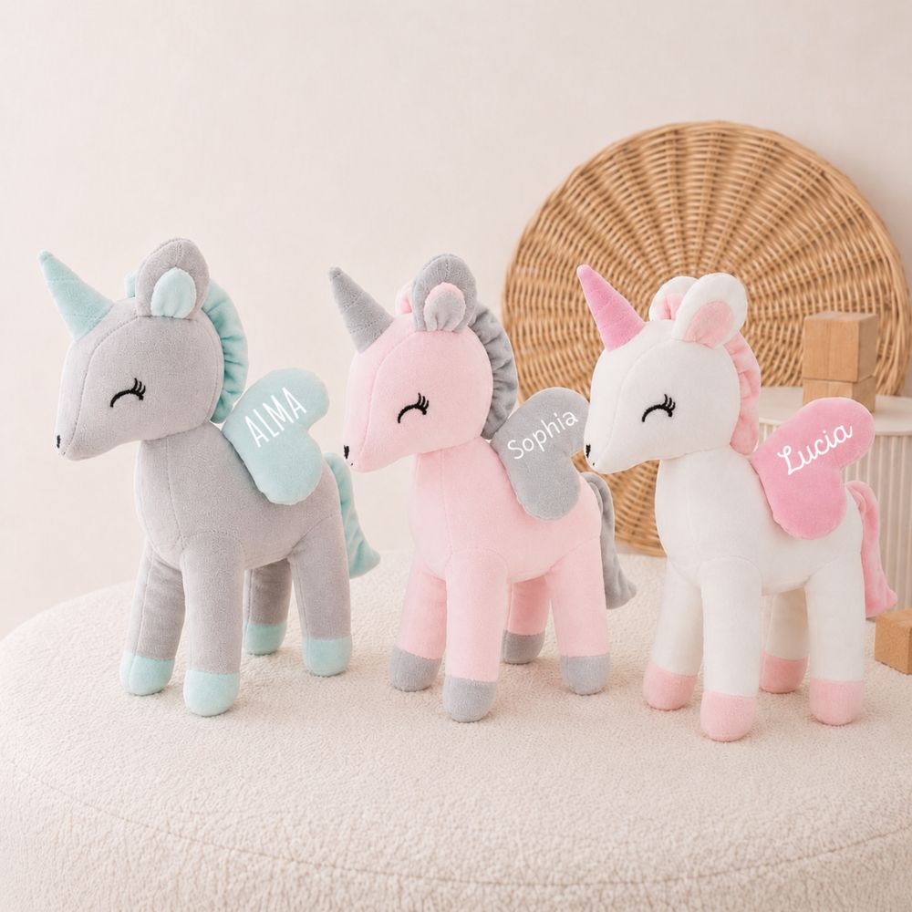Einhorn Kuscheltier personalisiert - wunderwunsch