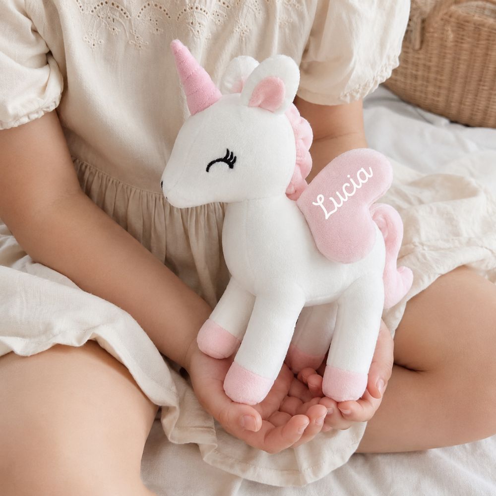 Einhorn Kuscheltier personalisiert - wunderwunsch