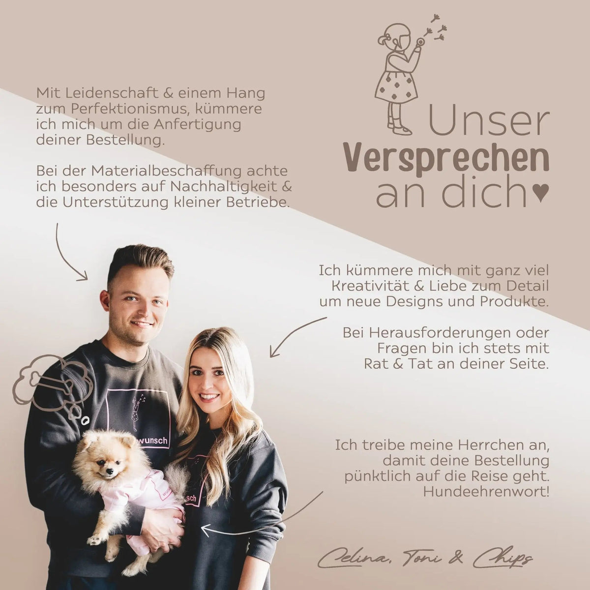 Emaille Kindertasse personalisiert - Taufe Tier Regenbogen - wunderwunsch