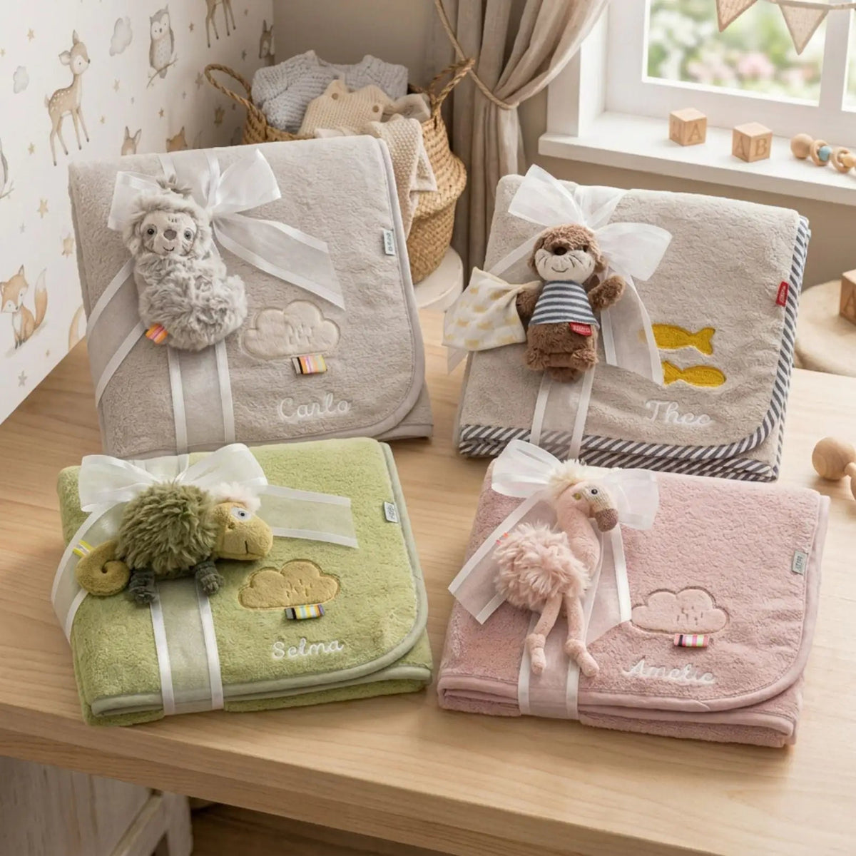 FEHN Babydecke personalisiert - wunderwunsch