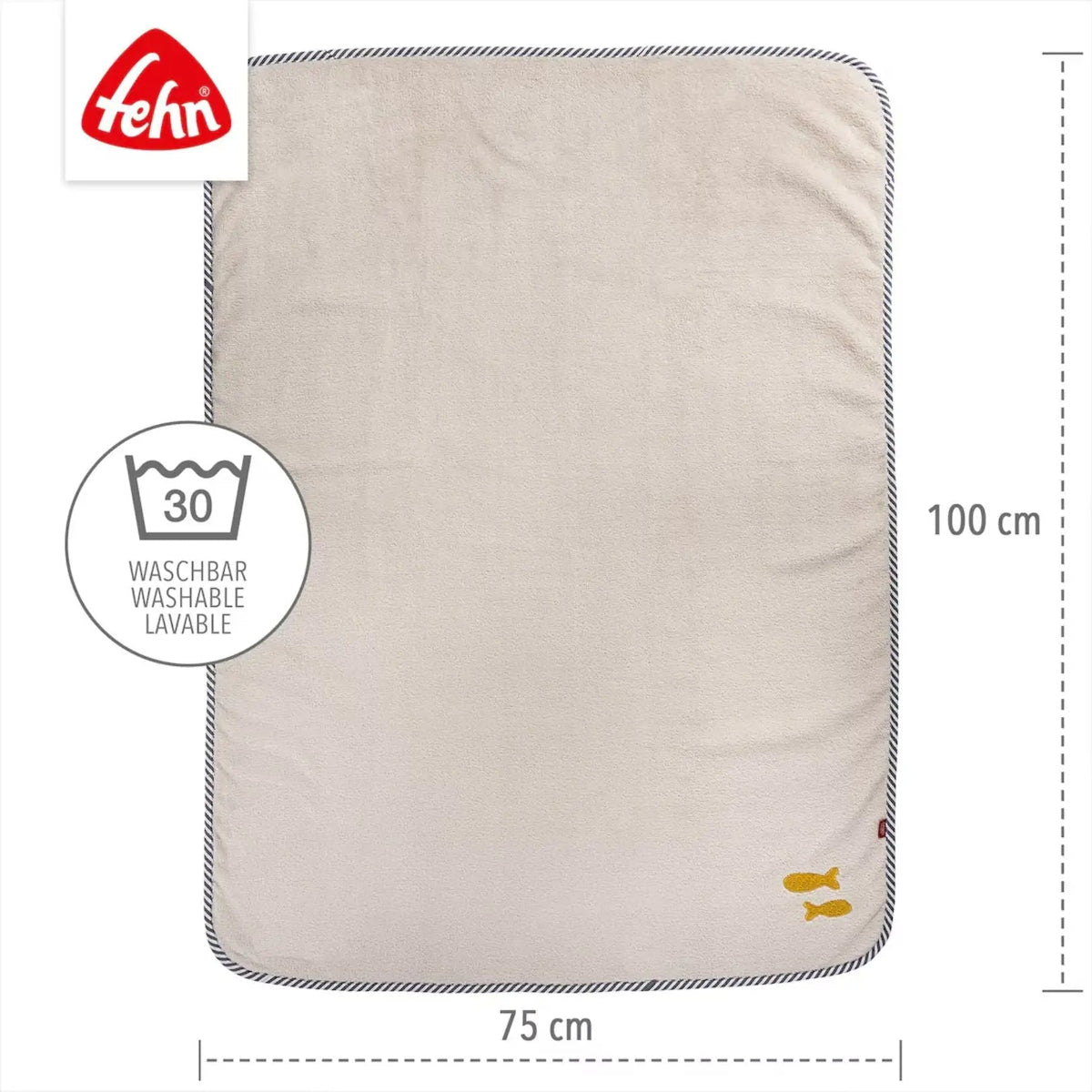 FEHN Babydecke personalisiert - wunderwunsch