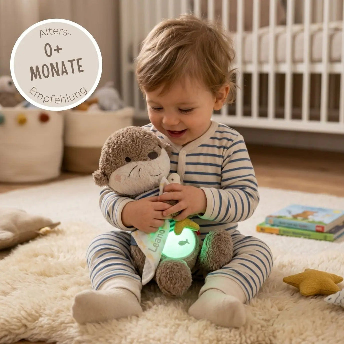 FEHN Schlummerlicht personalisiert - Otter - wunderwunsch
