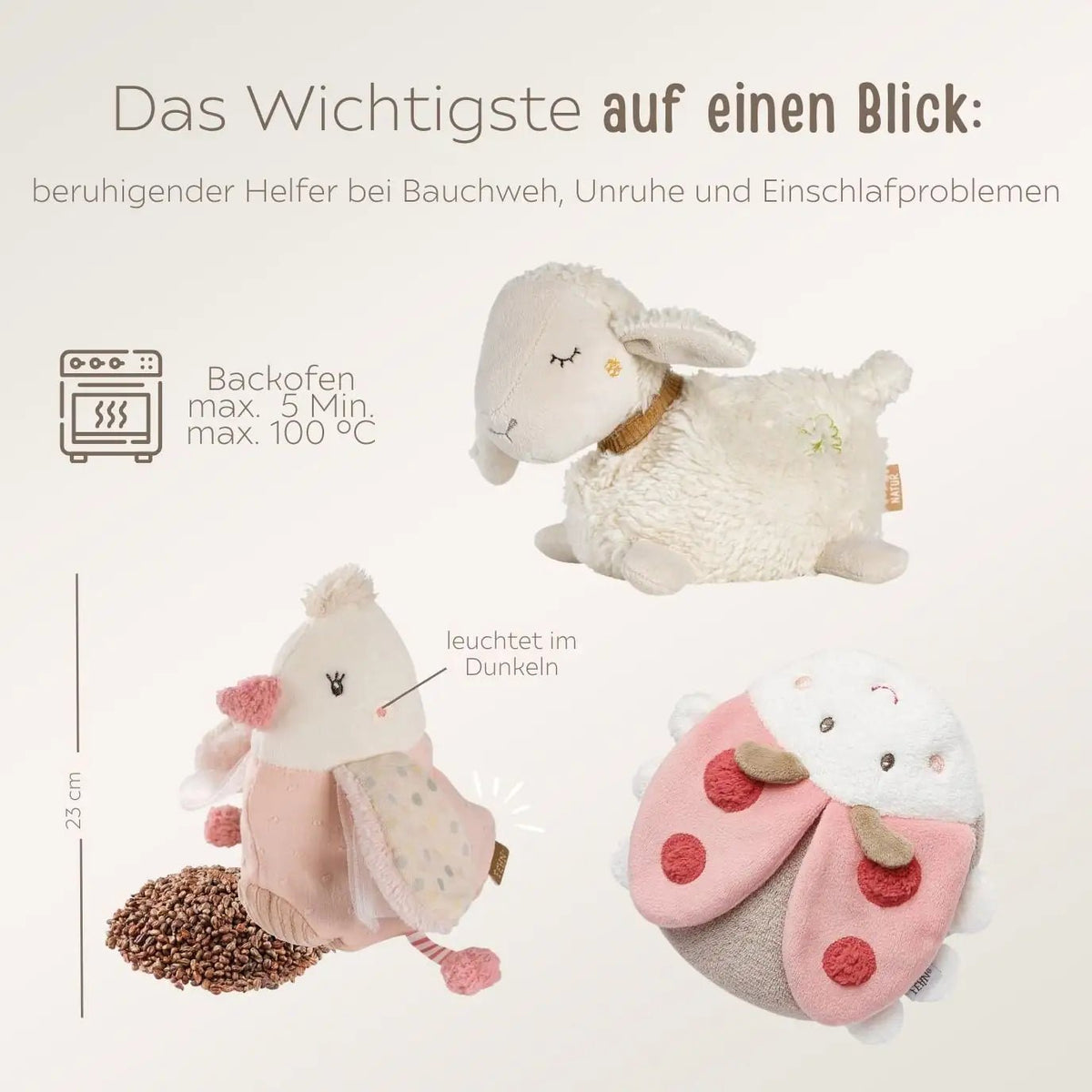 FEHN Wärmetier personalisierbar - wunderwunsch