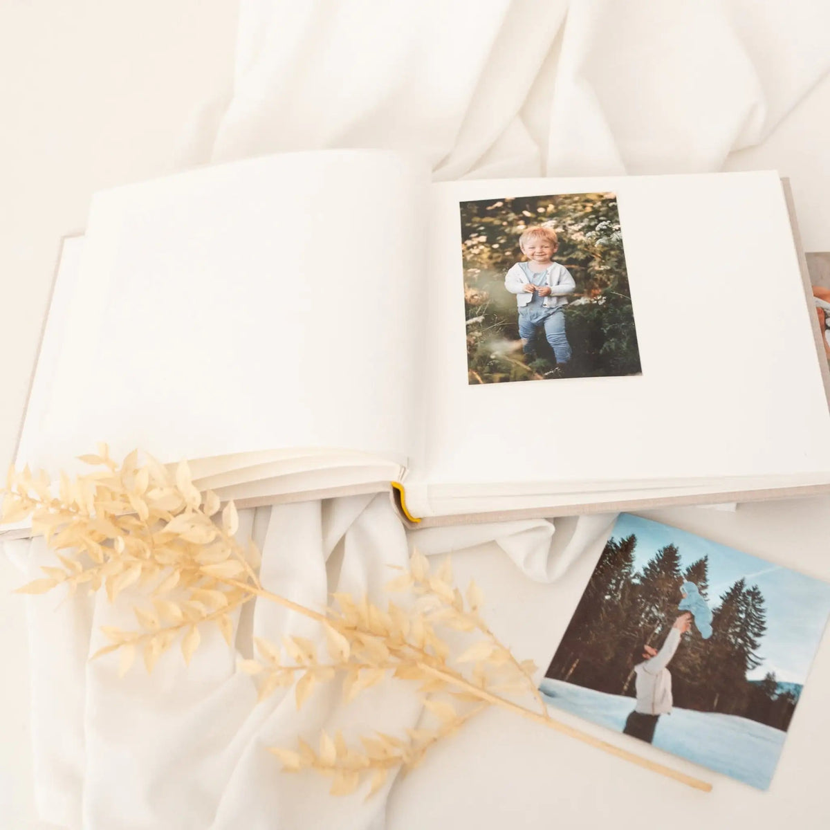 Fotoalbum mit Leineneinband - Meerestiere Aquarell - wunderwunsch