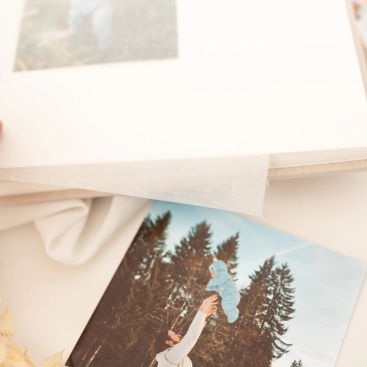 Fotoalbum mit Leineneinband - Tiere Aquarell - wunderwunsch