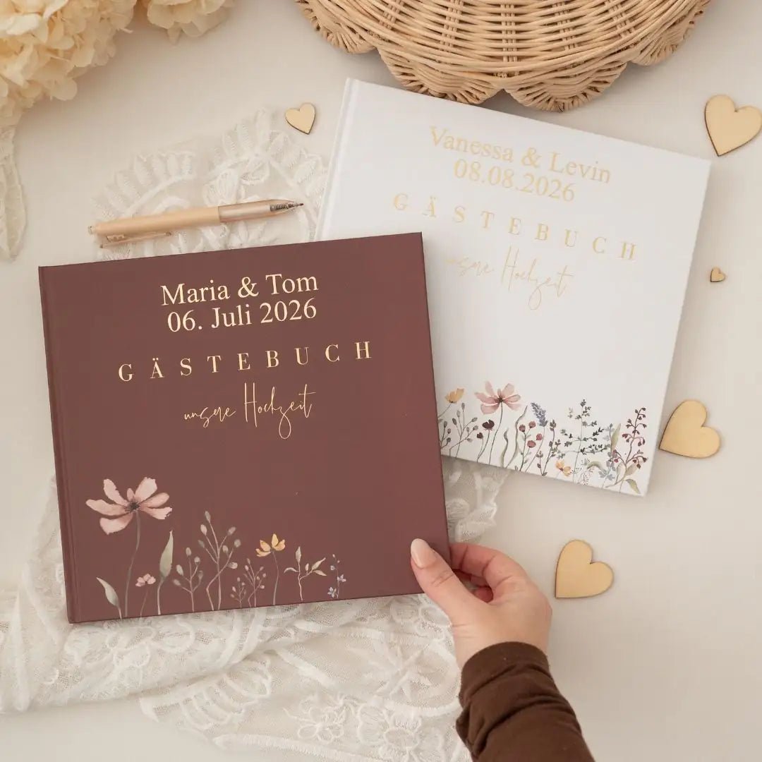 Gästebuch "Unsere Hochzeit" personalisiert - wunderwunsch