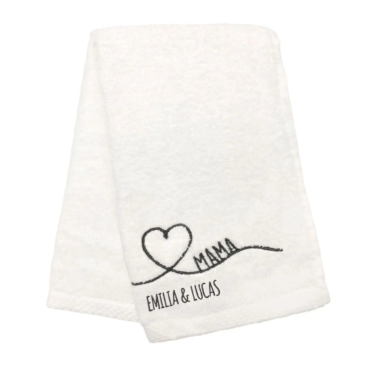 Gästehandtuch personalisiert - Mama - wunderwunsch