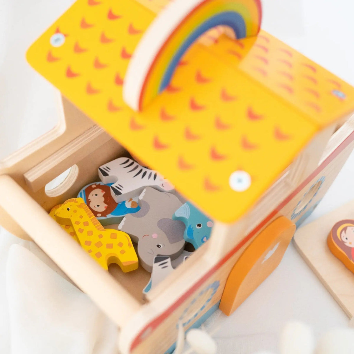 GOKI Kleine bunte Arche mit Regenbogen personalisierbar - wunderwunsch