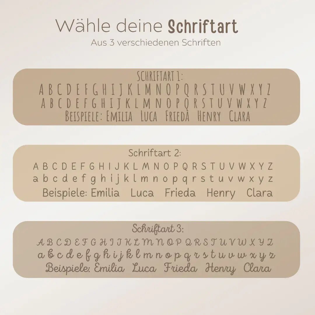 Greifling Fuchs personalisiert - wunderwunsch