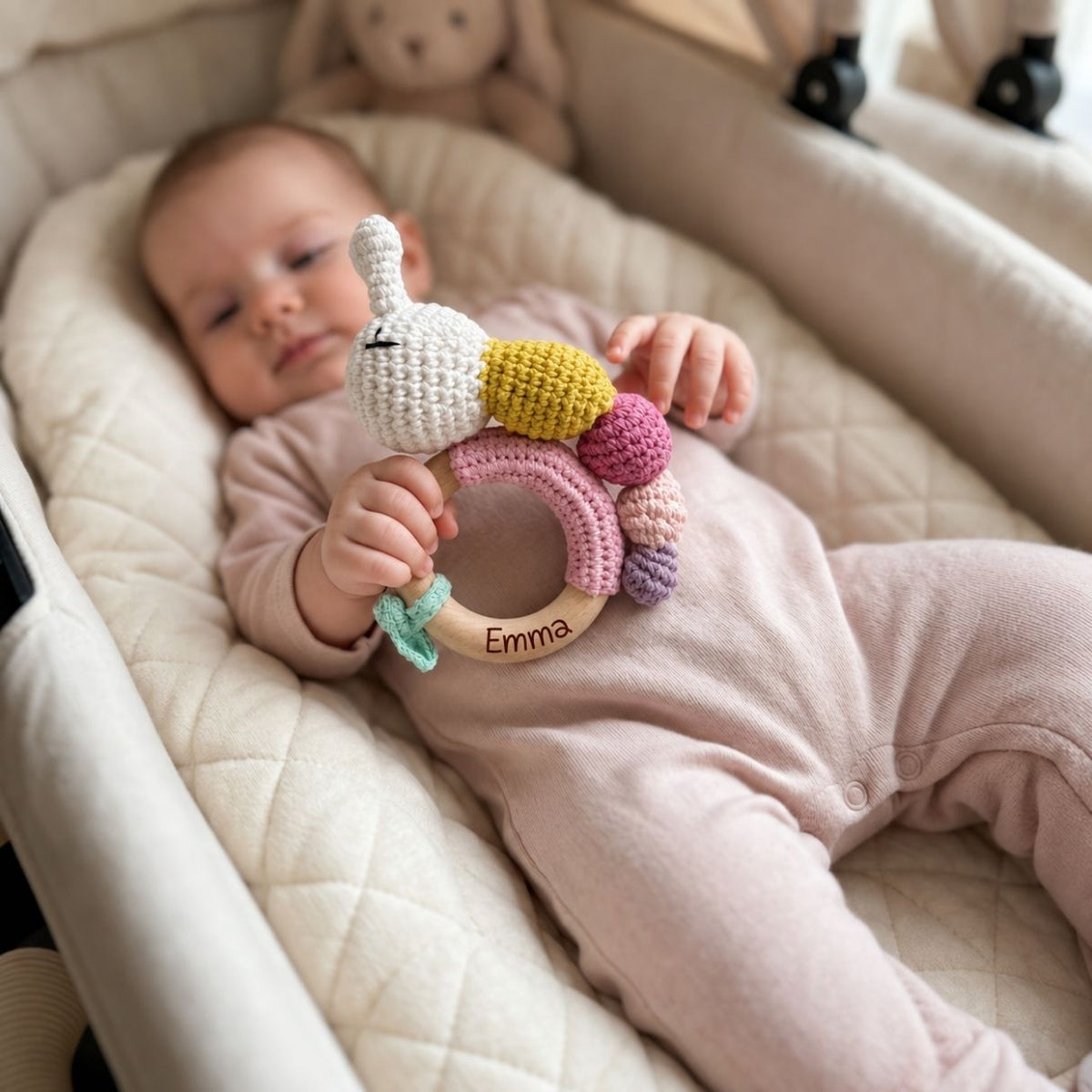 Greifling Raupe personalisiert - wunderwunsch