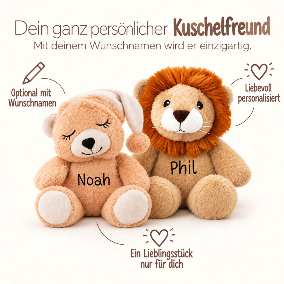 HABIBI PLUSH Wärmetier personalisiert - wunderwunsch