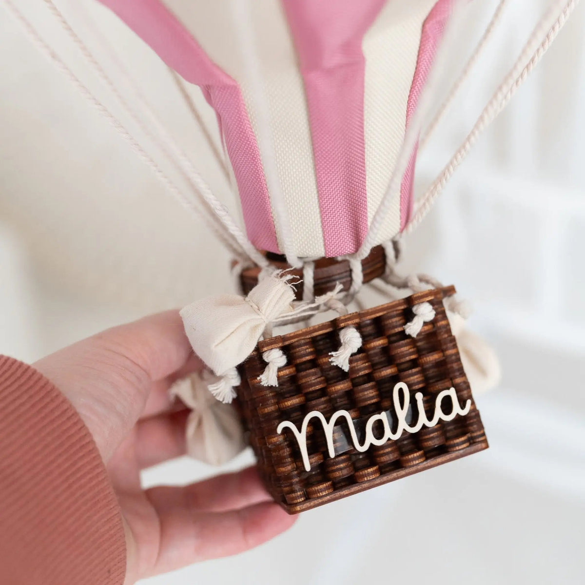 Heißluftballon Kinderzimmer Wanddeko personalisiert - wunderwunsch