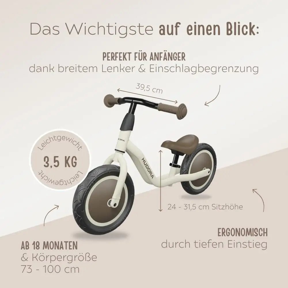 HUDORA Laufrad Cruisy (optional mit Lenkertasche) - wunderwunsch