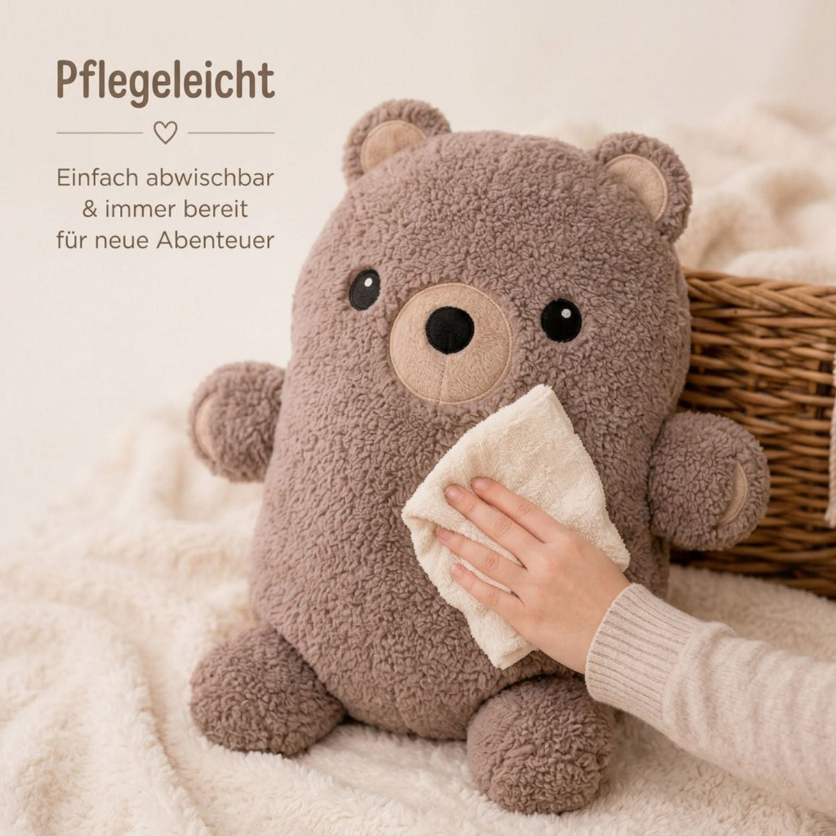 IKEA Kuscheltier Kissen personalisiert - Bär - wunderwunsch