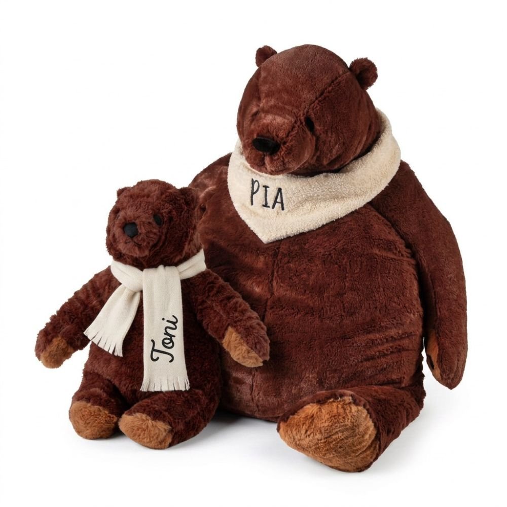 IKEA Kuscheltier personalisiert - Braunbär - wunderwunsch