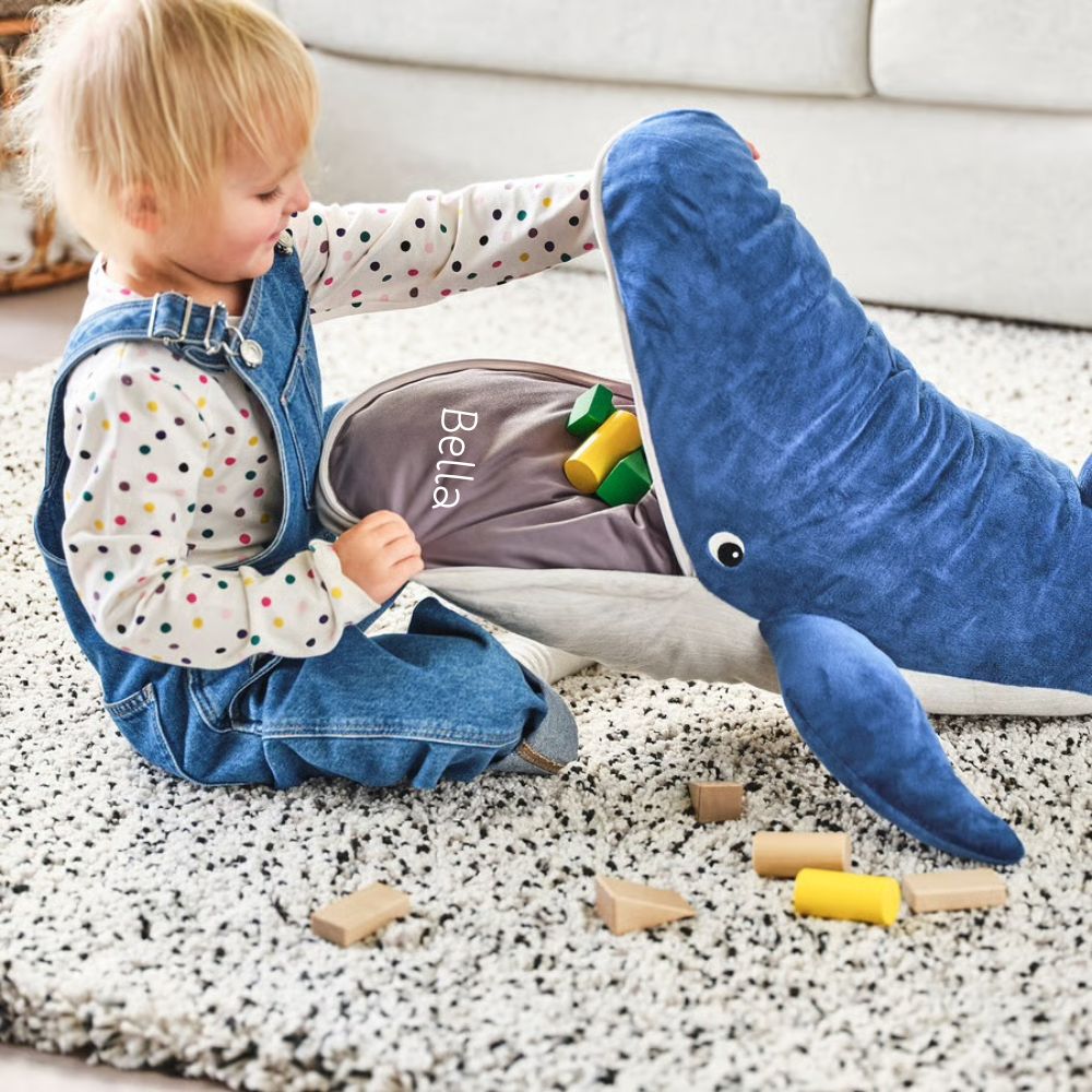 IKEA Kuscheltier XXL personalisiert - Wal - wunderwunsch