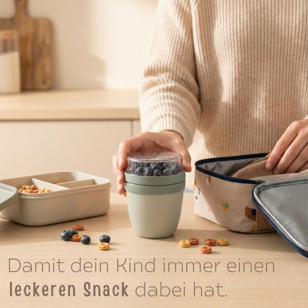 MEPAL Müslibecher personalisiert - Tier Aquarell - wunderwunsch