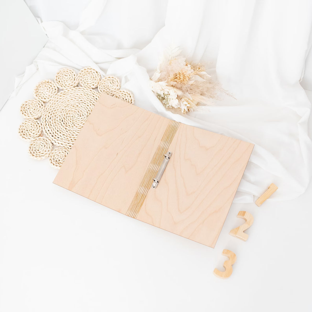 B-WARE Ringordner aus Holz - wunderwunsch