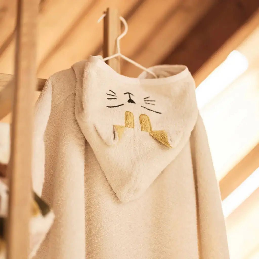 JOLLEIN Badeponcho personalisiert - Katze oder Hund - wunderwunsch