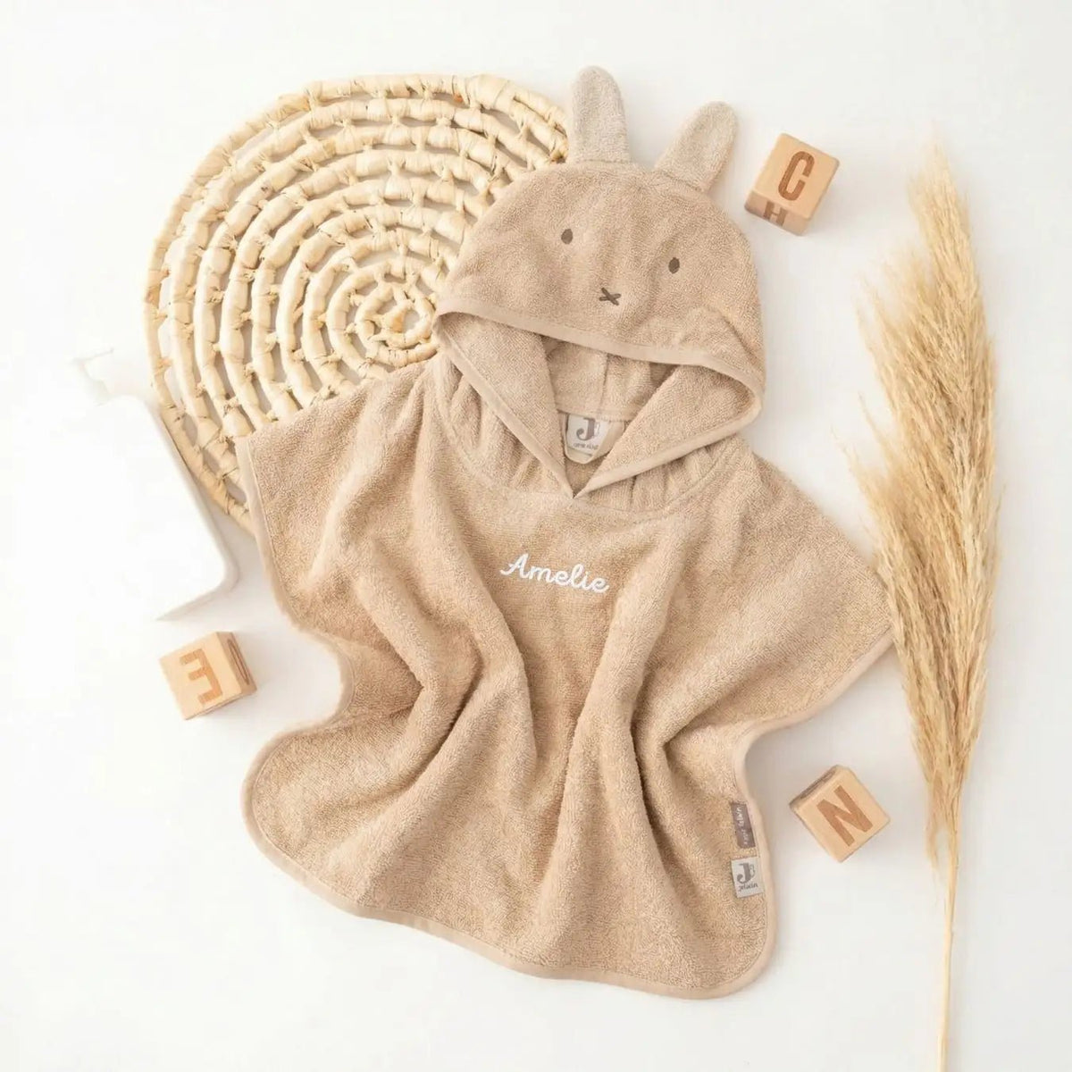 JOLLEIN Badeponcho Miffy personalisiert - wunderwunsch