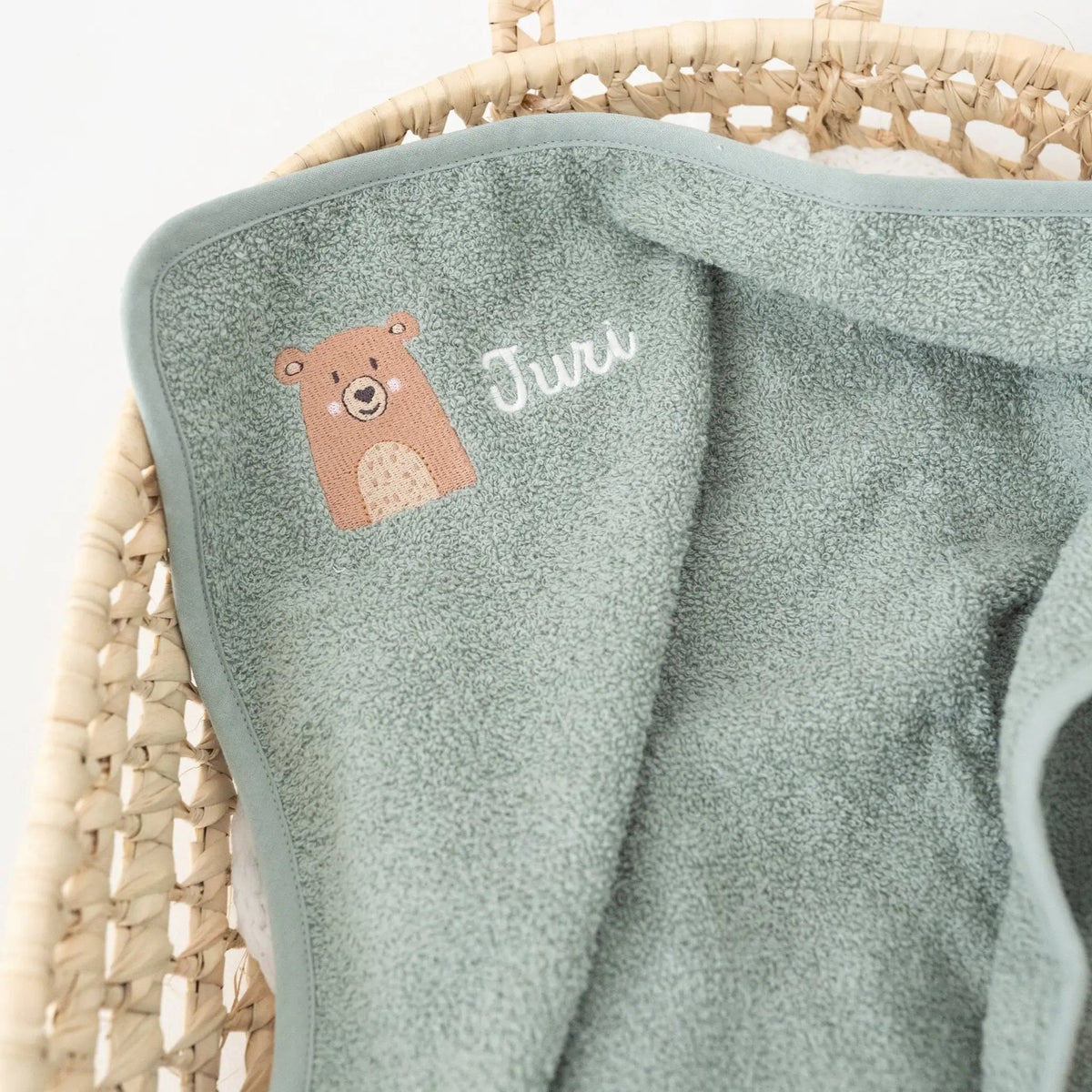 JOLLEIN Kinder Handtuch personalisiert 50x90 cm - Wunderwunsch Tiere - wunderwunsch