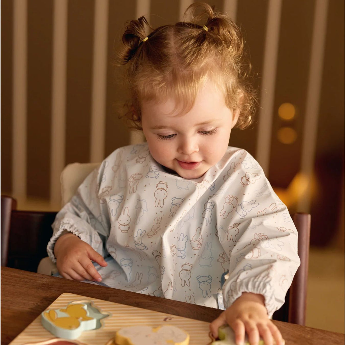 JOLLEIN Lätzchen mit Ärmeln personalisiert - Miffy - wunderwunsch