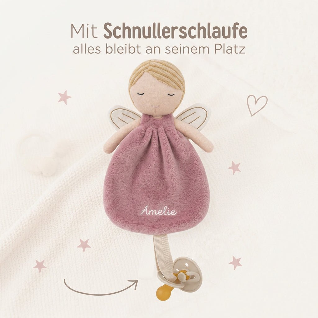 JOLLEIN Schmusetuch personalisiert - Fee - wunderwunsch