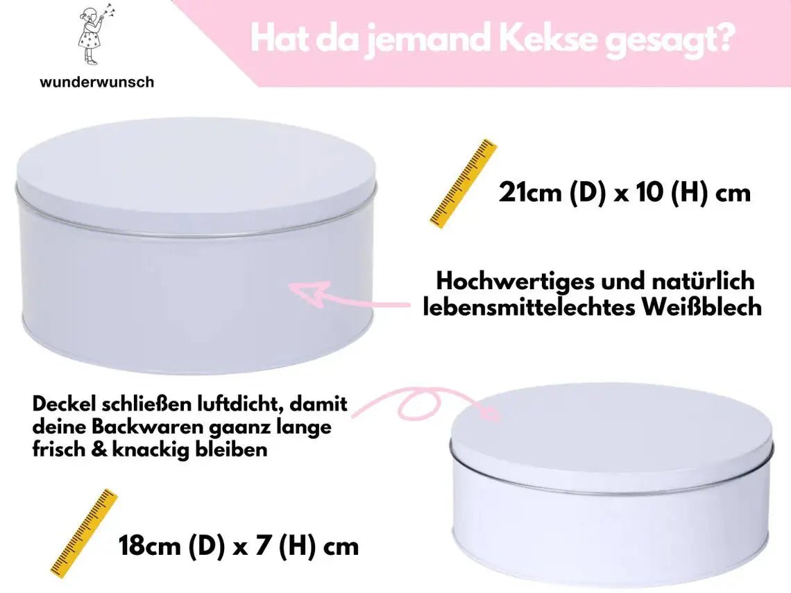 Keksdose "Schlitten" personalisiert - wunderwunsch