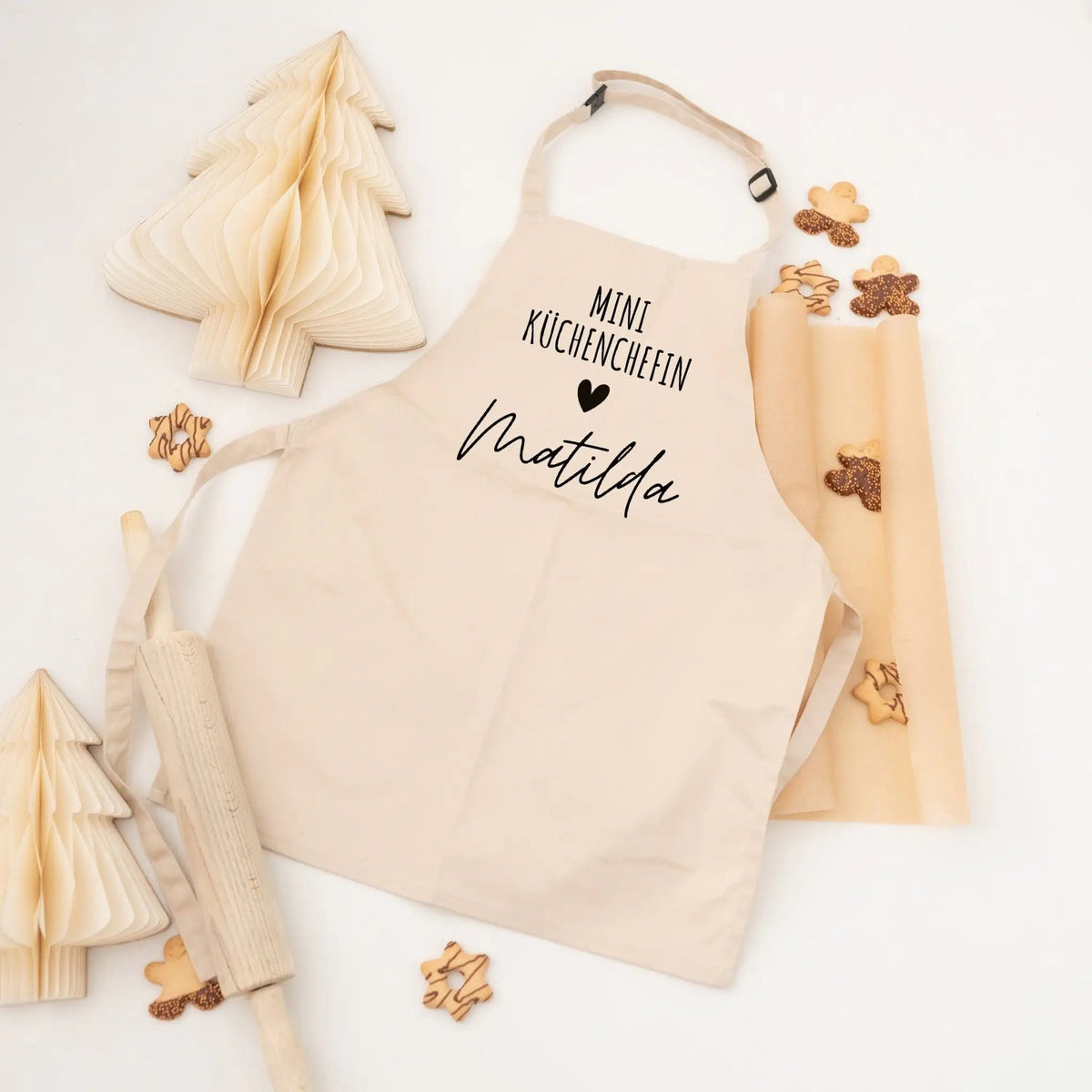 Kinderschürze personalisiert - Mini Küchenchef-/in - wunderwunsch