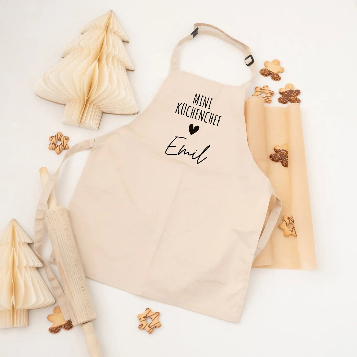 Kinderschürze personalisiert - Mini Küchenchef-/in - wunderwunsch