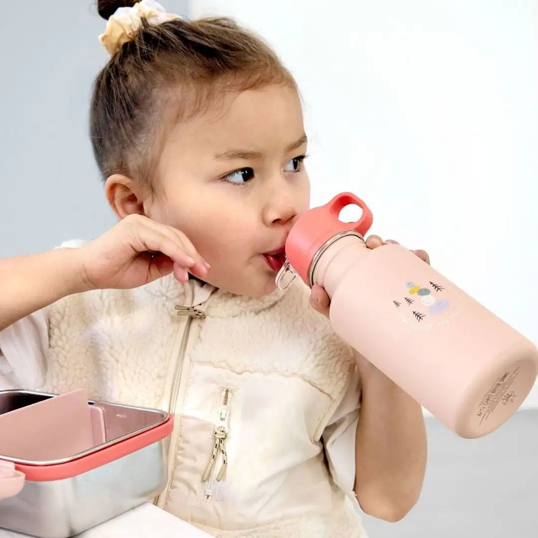 LÄSSIG Edelstahl Kinder Trinkflasche personalisiert - Sunny Explorer - wunderwunsch
