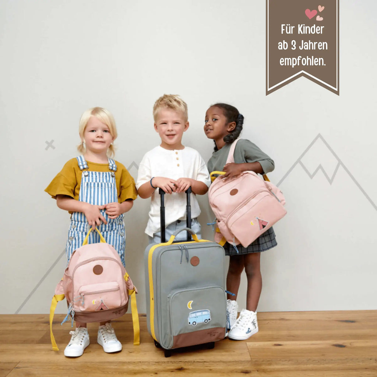 LÄSSIG Kinder Koffer "Adventure" personalisierbar - wunderwunsch