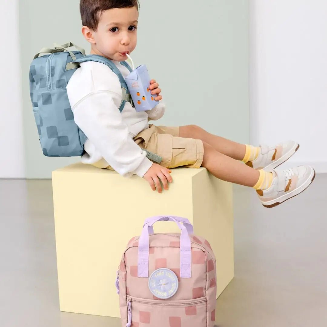 LÄSSIG Kindergartenrucksack Square "Pattern Party" personalisiert - wunderwunsch